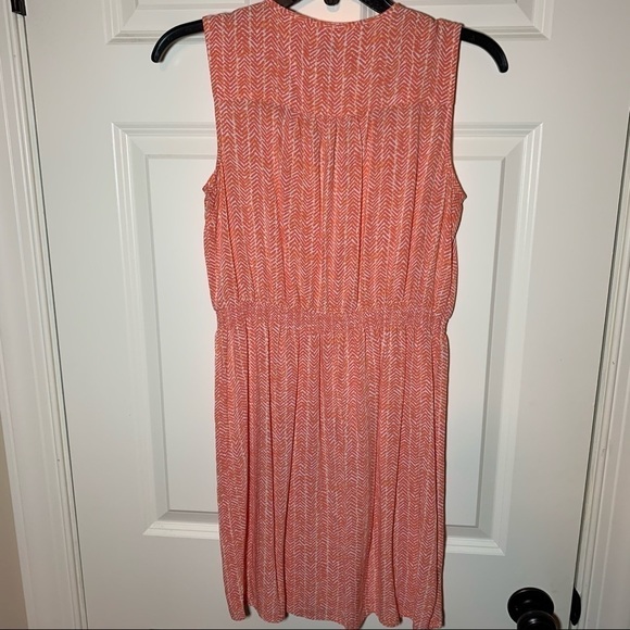 Ann Taylor Loft chevron printed sleeveless dress - Picture 5 of 9